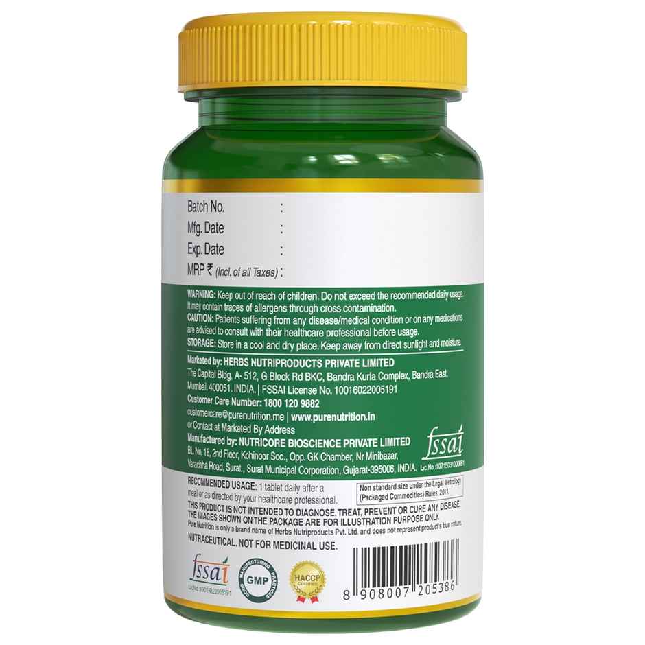 Pure Nutrition Naturals Multivitamin For Women With Biotin Calcium Vit C D3 B12 B6 Cranberry Alfa