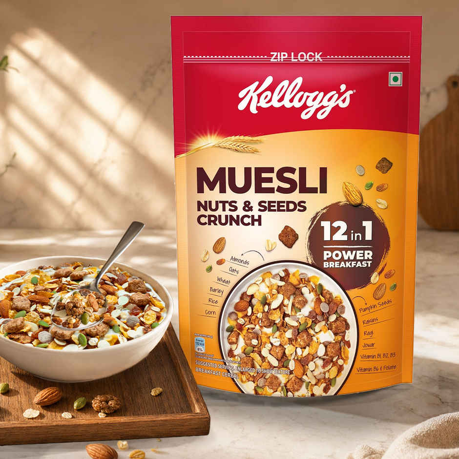 Kellogg's Muesli Nuts and Seeds Crunch | 12-in-1 Power Breakfast