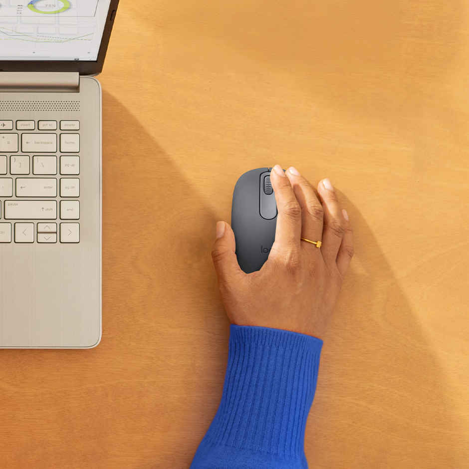 Logitech M196 Bluetooth Wireless Mouse-Graphite