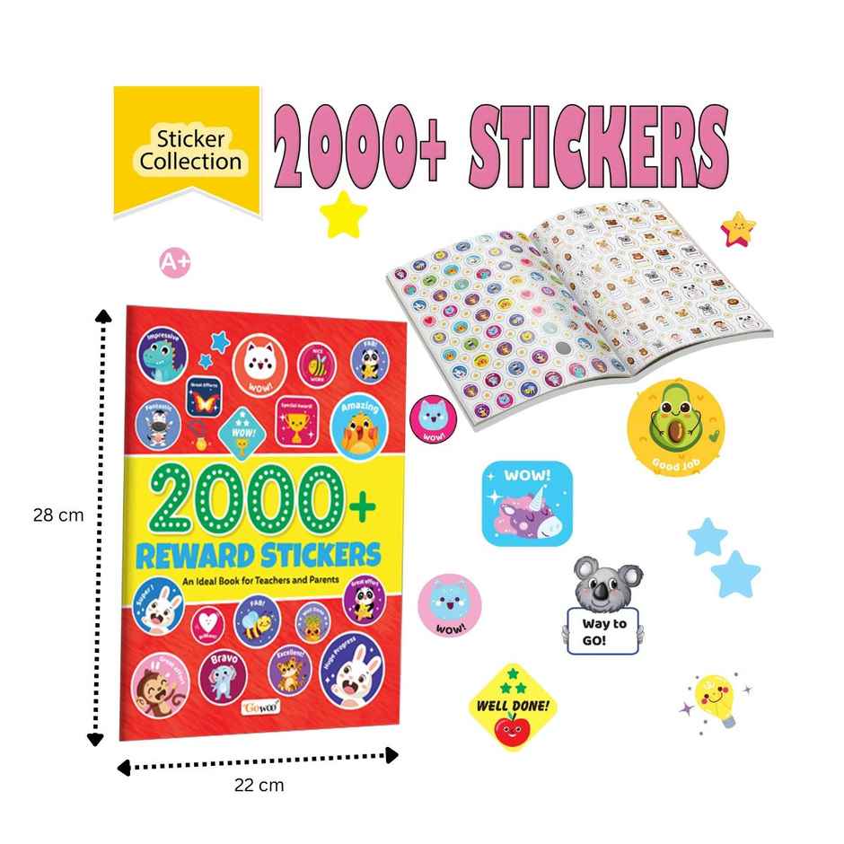 2000+ Reward Stickers Book - Motivational and Fun Sticker Book With Over 2000 Stickers