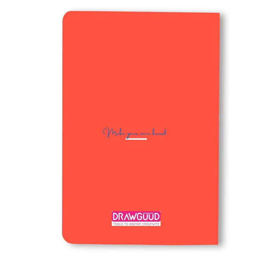 Journo By Drawguud Pack Of 2 70 Gsm A5 Notebook : Ruled (You'Ve Got This/Make Your Voice Heard)