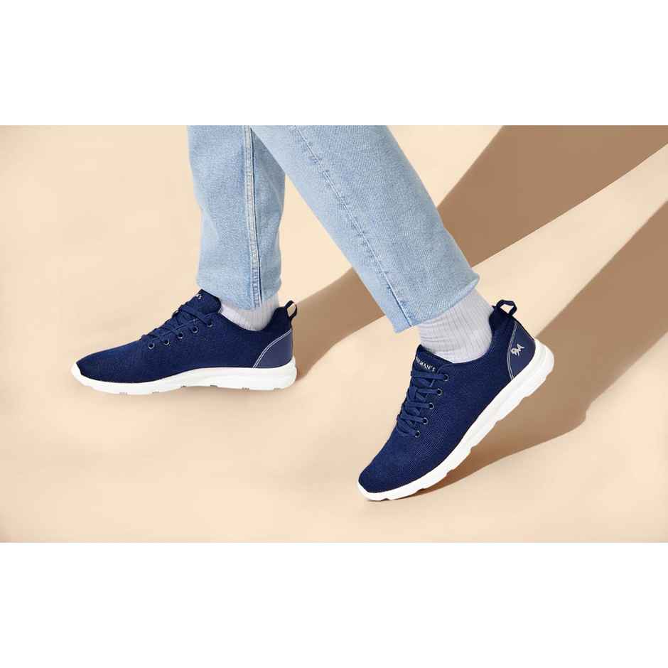 Neeman's Men's Comfort Stroll Sneakers | Navy - UK 9
