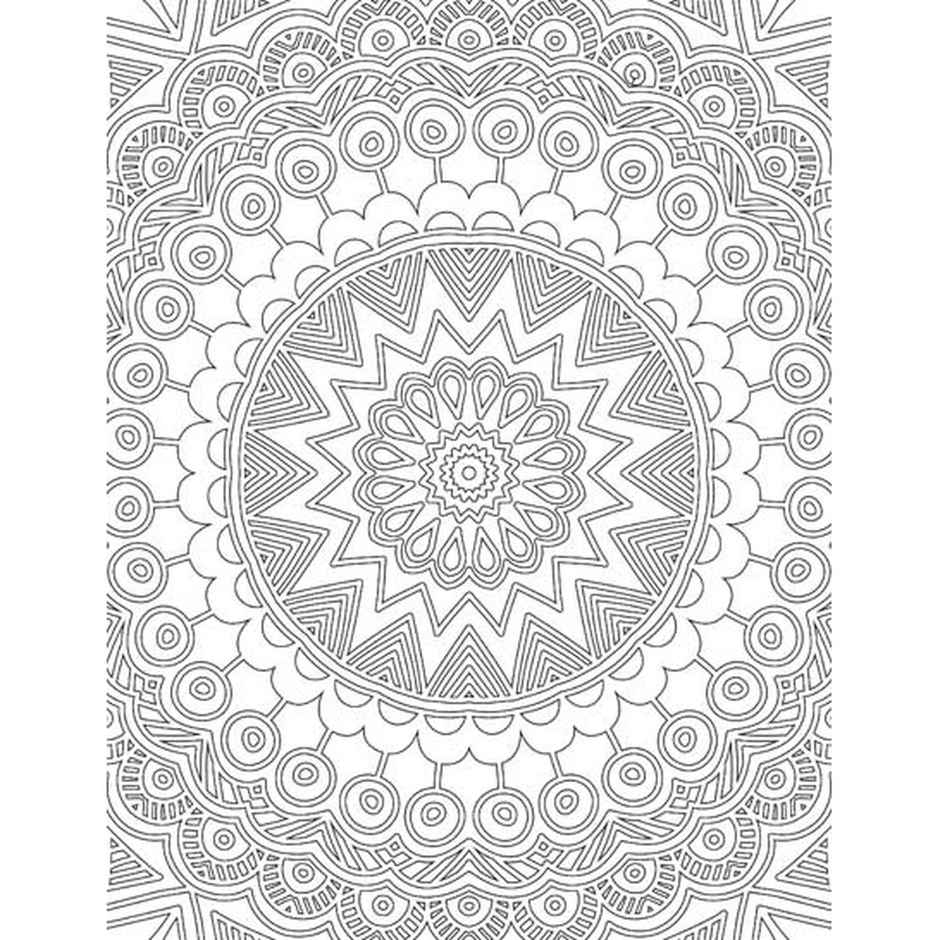 Mandala-Colouring Book for Adults | Mandala art Book for Stress Relief and Focus