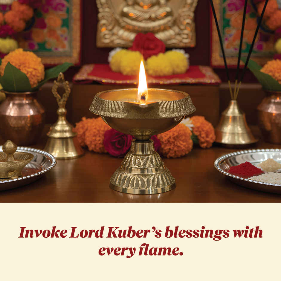 Kuber Diya Brass | Pujashree