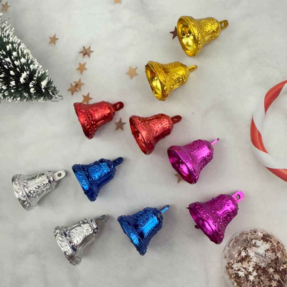 Christmas Mini Design Bell | 2.8 cm | Multicolour | Gullak