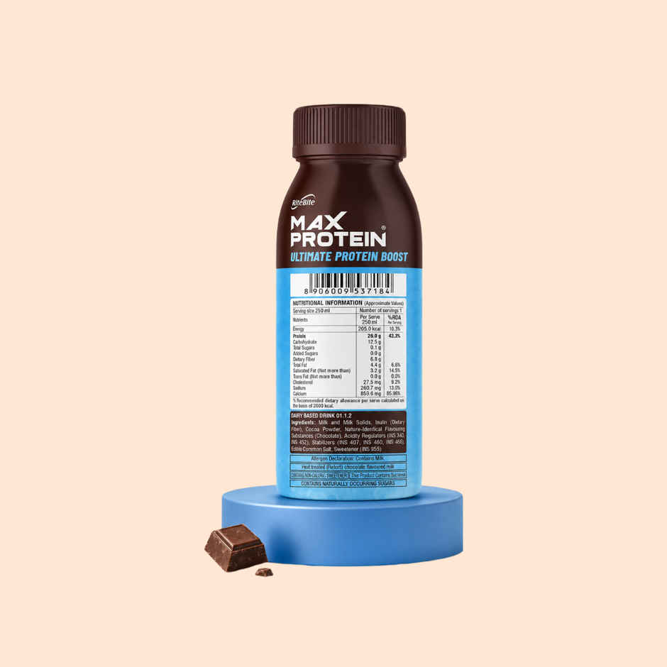 RiteBite Max Protein Choco Burst 26g Protein Milkshake