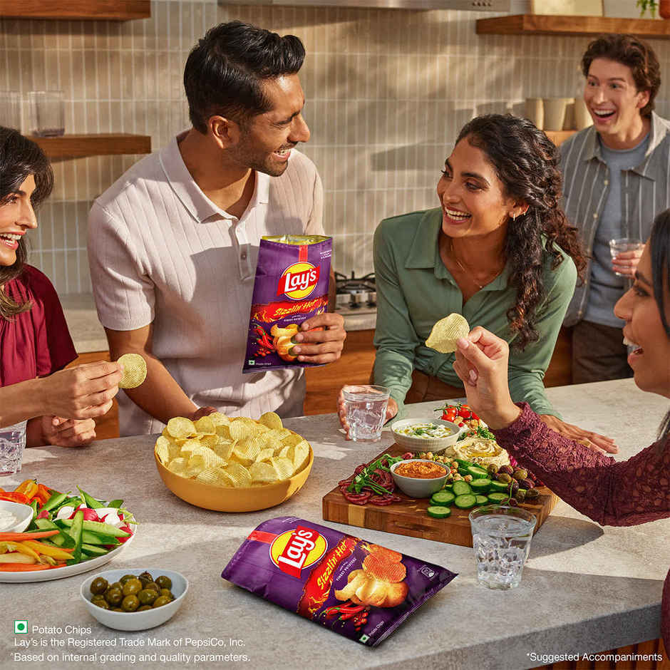 Lay's Potato Chips - Sizzling Hot Spicy Flavour Combo  