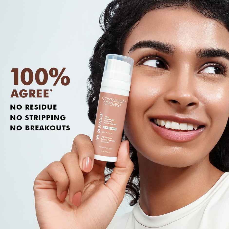 Conscious Chemist Multi Peptide & 0.2% Retinol Anti Aging Serum | Reduces Fine Lines, Wrinkles