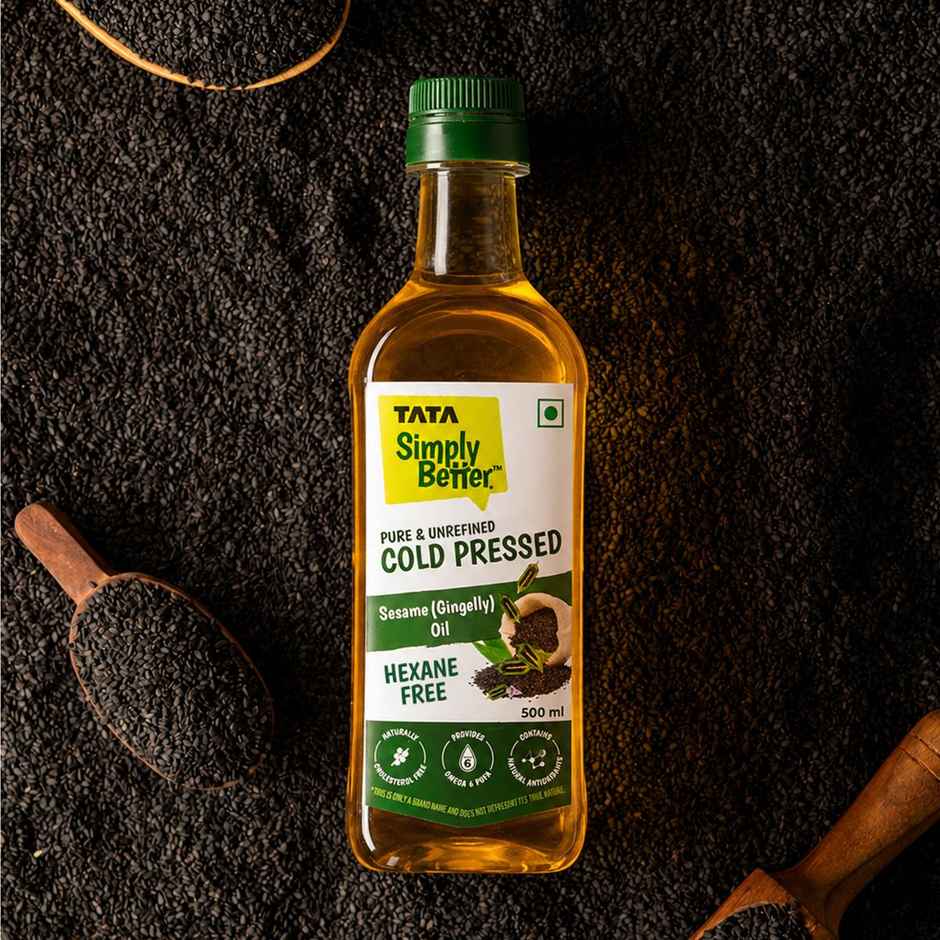 Tata Simply Better Sesame-Gingelly (Til) Cold Pressed Oil | Pure & Unrefined Oil