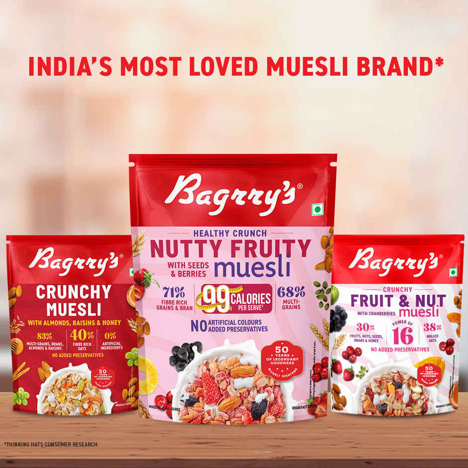 Bagrry's Crunchy Nutty Fruity Muesli