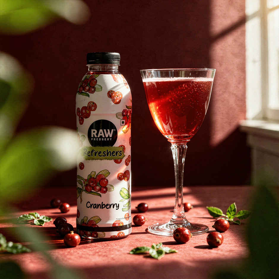 RAW Pressery Refreshers Cranberry Juice  Fruit Juice