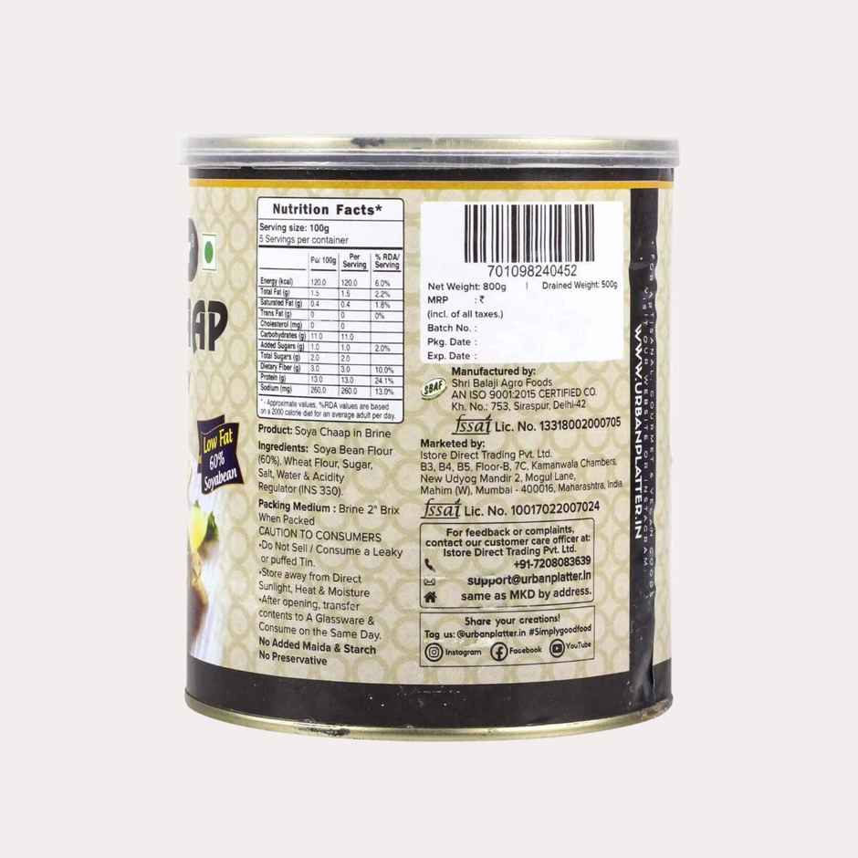 Urban Platter - Soya Chaap In Brine Tin