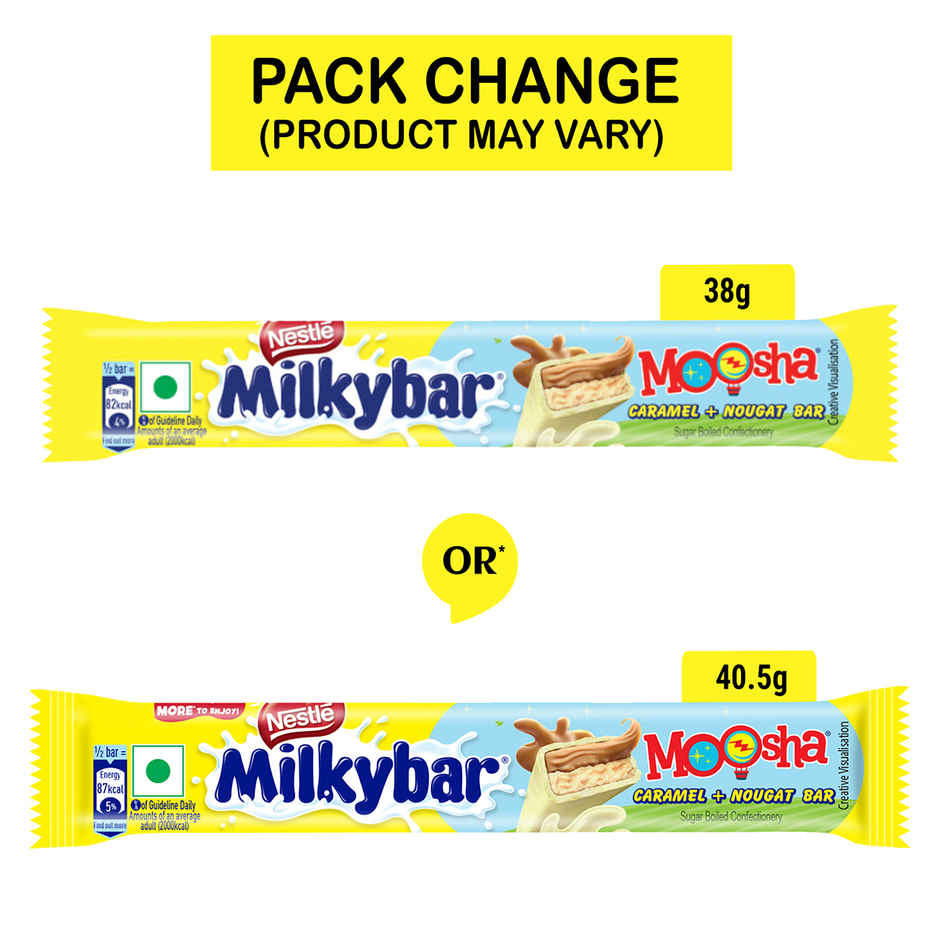 Nestle Milkybar Moosha Made With Milk Yummy & Creamy Chocolate Treat