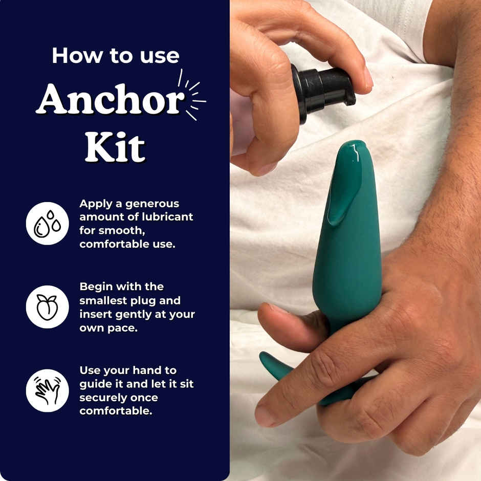 BoldEdge Anchor Kit Personal Massager Set for Backplay