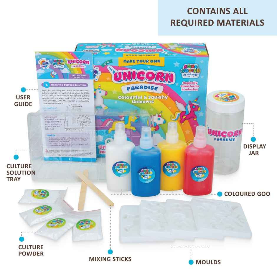 DIY Science Unicorn Paradise Aqua Squish Kit