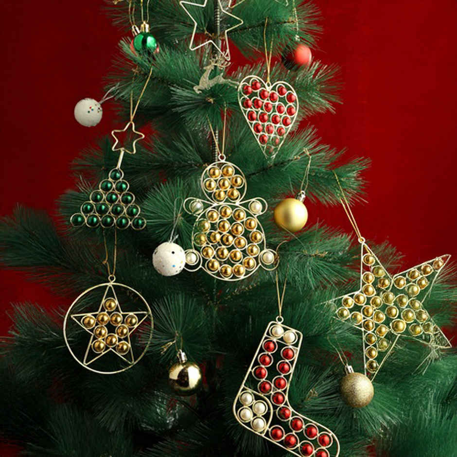 Christmas Hanging Star Ornaments | Urban Born | Shiny Accent