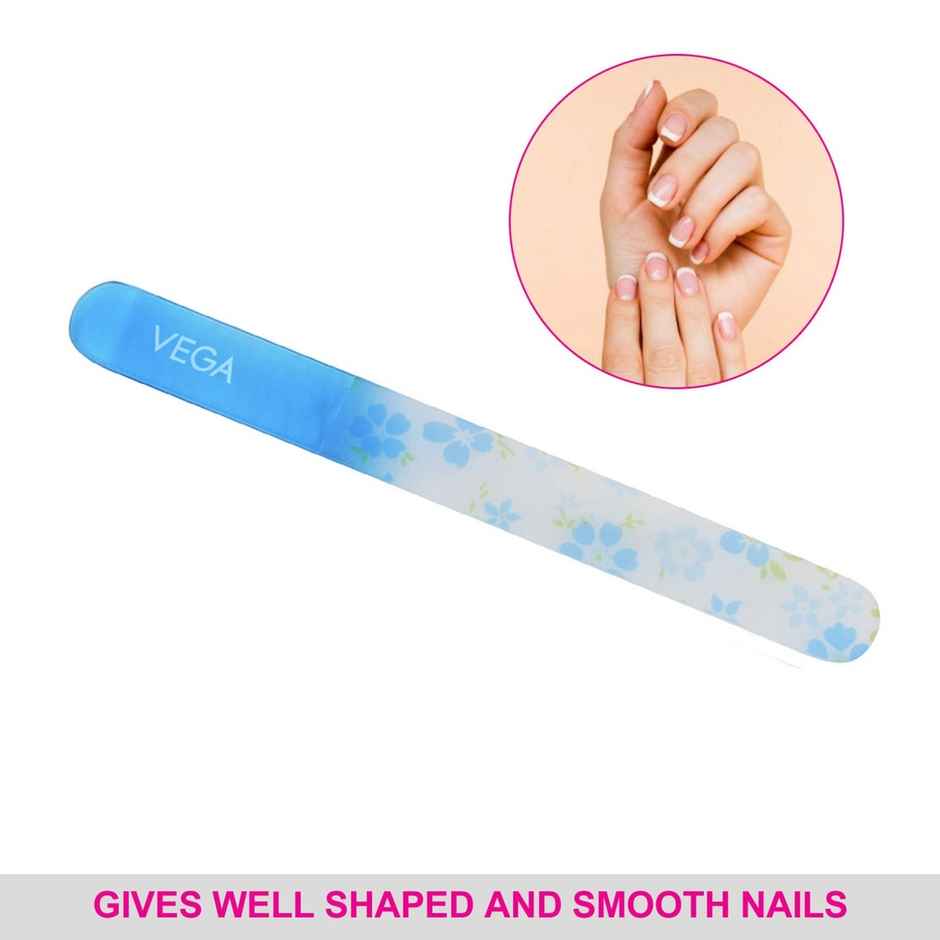 VEGA Crystal Glass Nail File - Assorted (NFL-02)