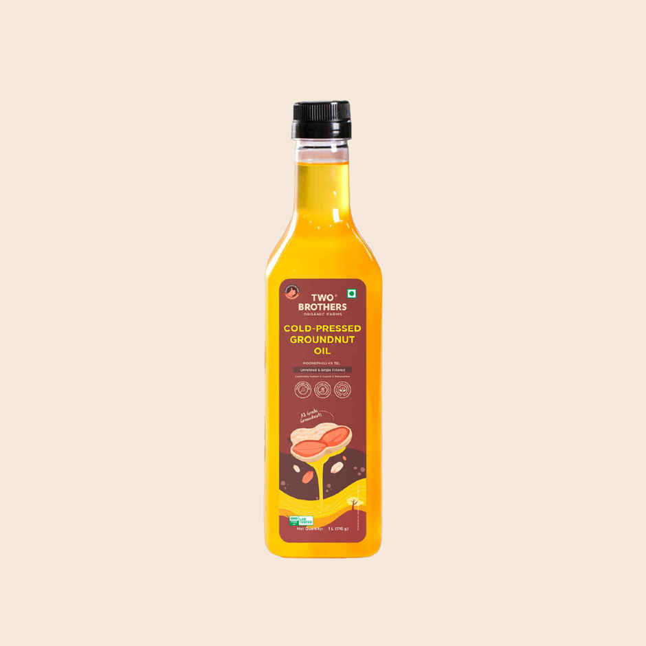 Two Brothers Groundnut Oil Cold-Pressed Single-Filtered