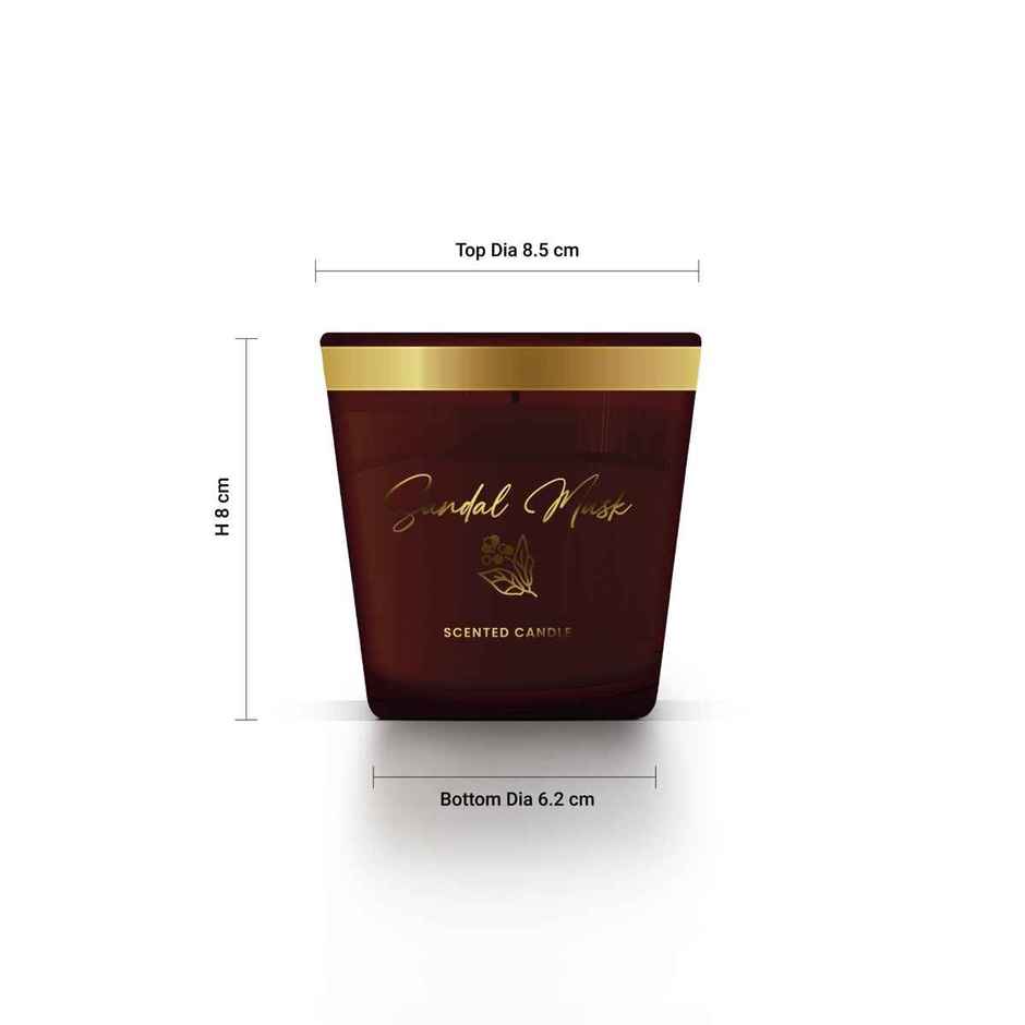 Pan Aromas Oriental Scented Candle | Sandal Musk