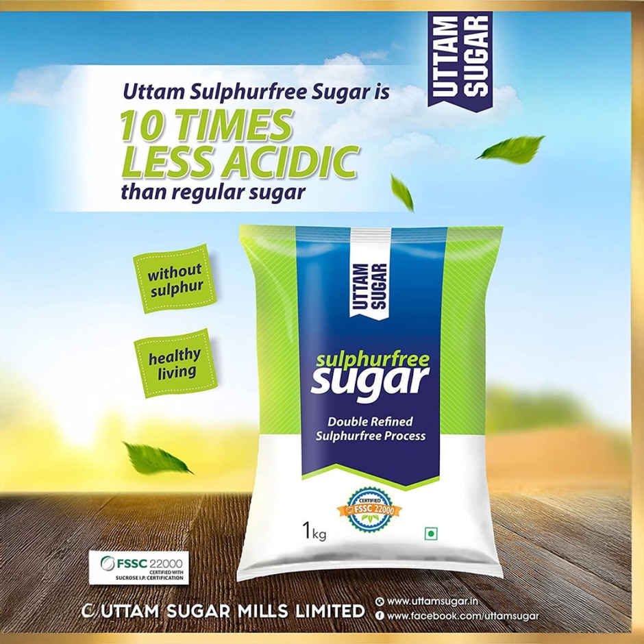 Tea & Sugar Super Saver Pack - Tata Tea Gold 1kg + Uttam Sulphurless Sugar 1kg