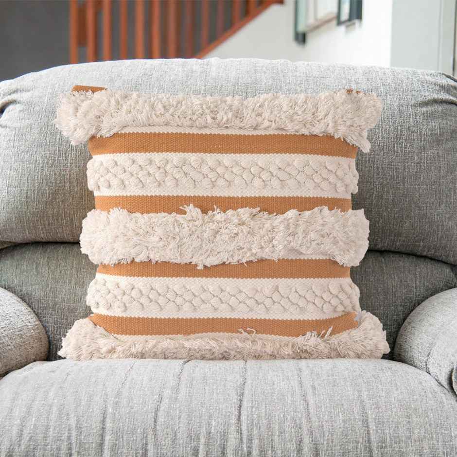 Sashaa World Chunky Handwoven Cushion Cover | Boho Chic