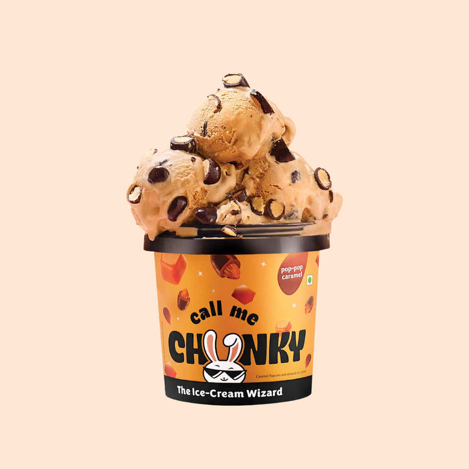 Call Me Chunky Pop Pop Caramel Ice Cream Cup