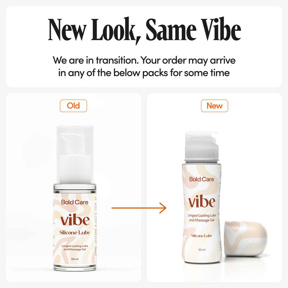 Bold Care Vibe Silicone Lube Longest Lasting Lubricant