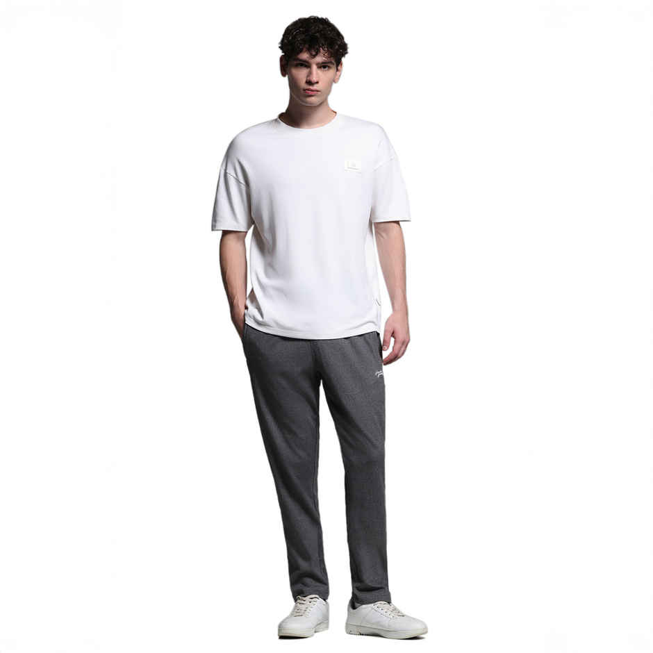 JACK & JONES Men's Regular fit Track Pant | Grey - S