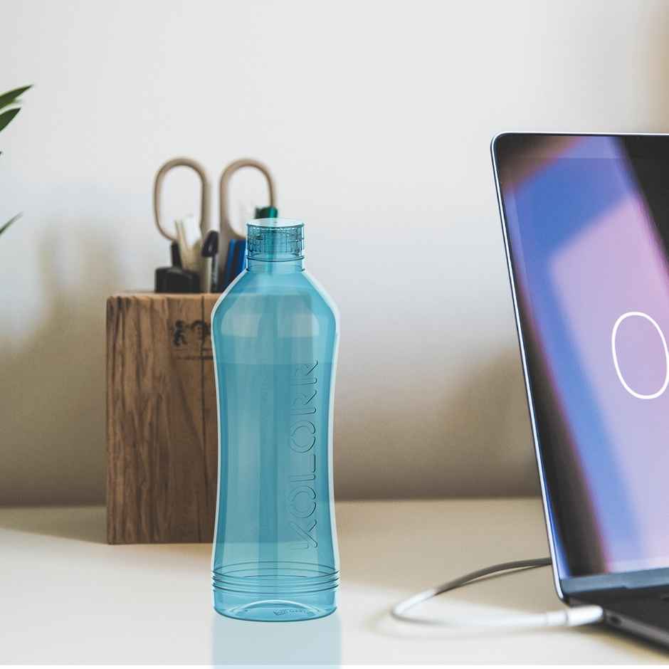 Kolorr Spectre Bottle 1L | Blue Stylish blue bottle | lightweight and durable or for outdoor use