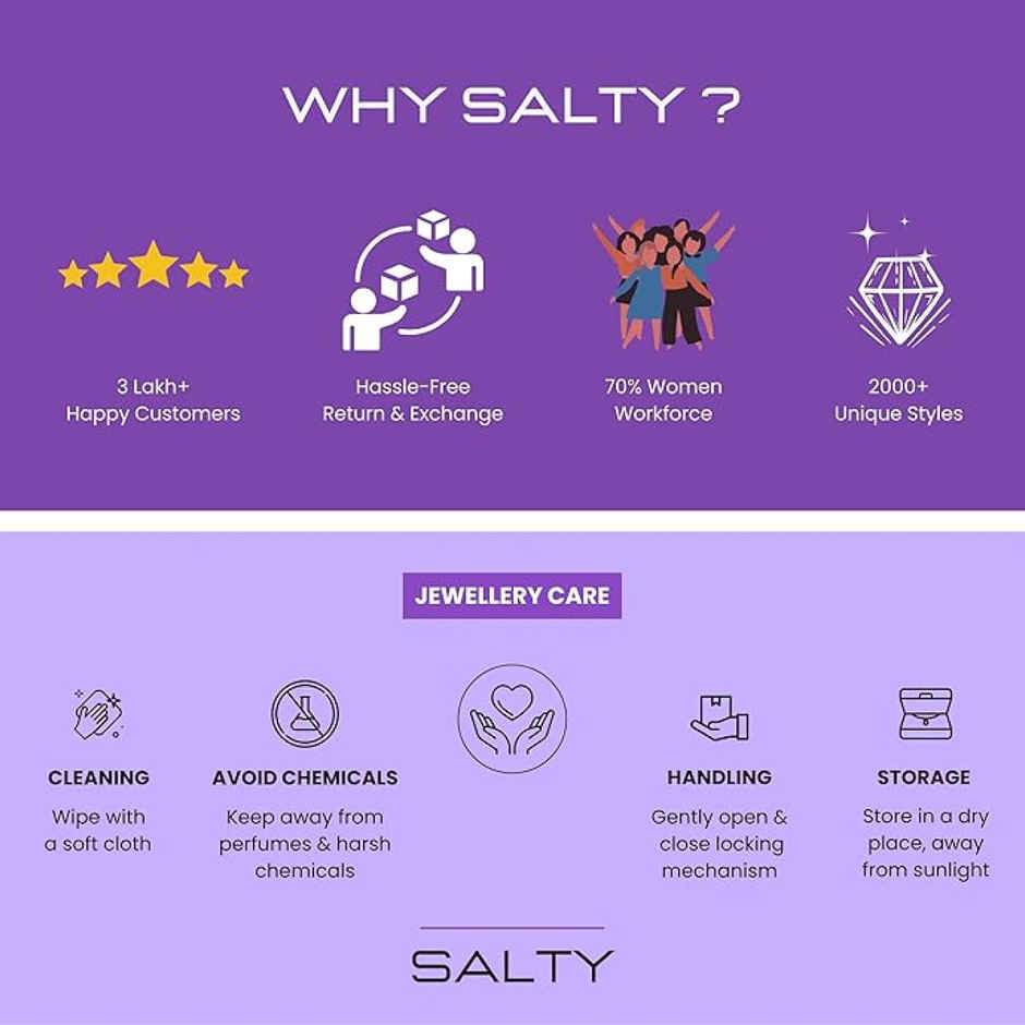 SALTY Chic Evil Eye Tassel Bangle for Women and Girls| Anti-Tarnish | Blue