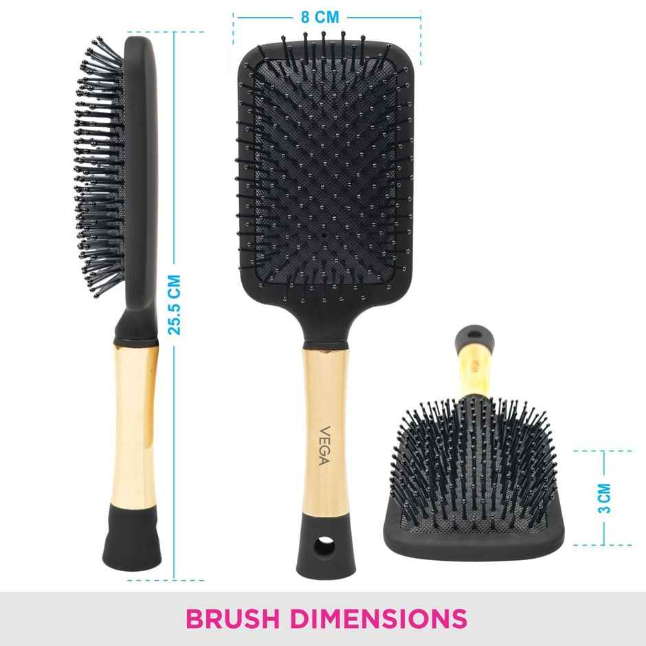 VEGA Paddle Hair Brush for Men and Women |E17-PB
