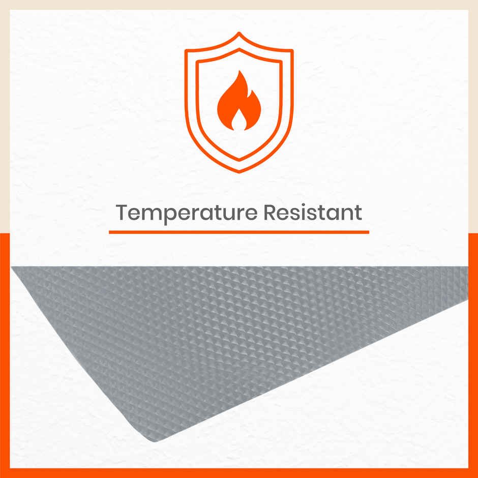 Bathla Shelf Liner | 45cm x 3 m | Multipurpose, Reusable, Washable, Temperature Resistant | Grey