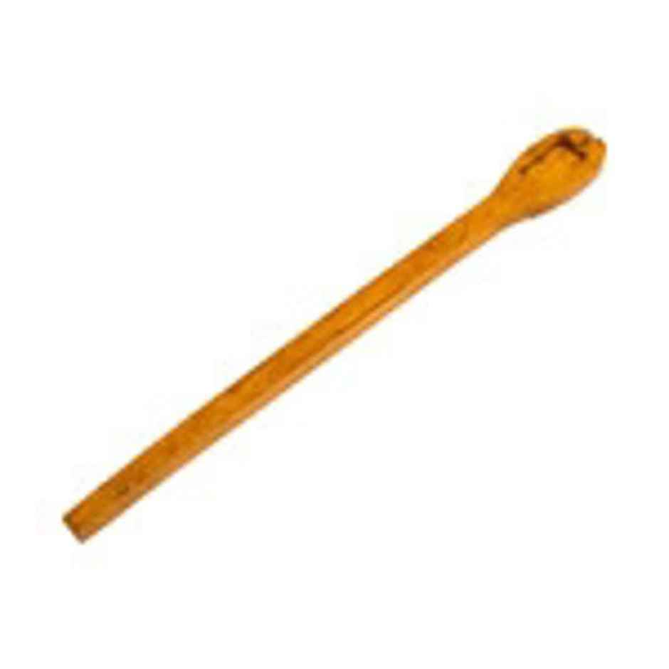 Swaha Wooden Havan Pooja Spoon Sruba, Sruchi For Yagna - Light Brown - Set Of 2