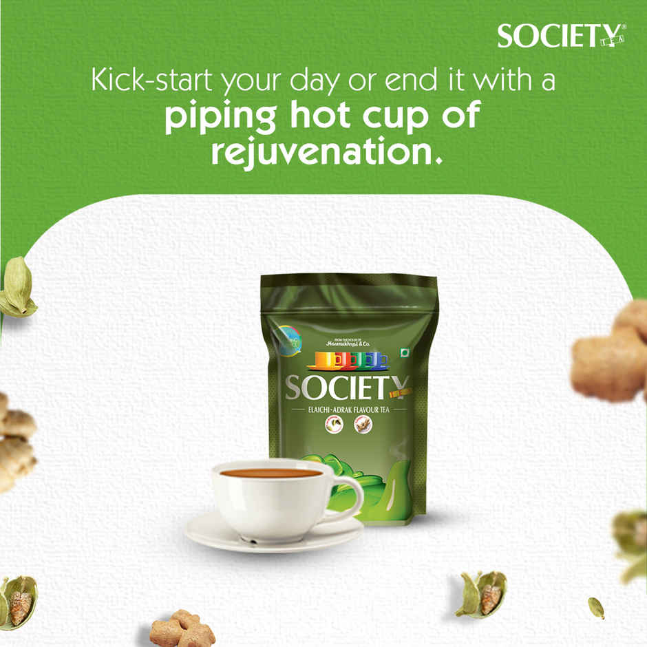 Society Elaichi-Adrak Flavour Tea Pouch