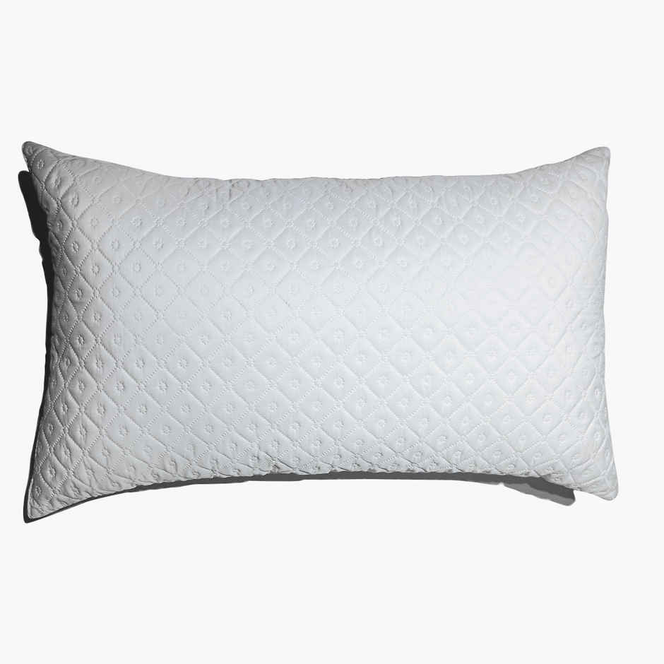 HOMES Premium Microfiber Ultrasonic Rectangle Sleeping Pillow | 17 x 28 in