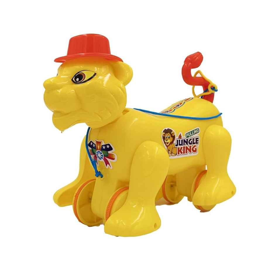 Toybharat Pulling Jungle King |Multicolour | 3-6 Years Kids | Birthday Gift |Pull Along Toy