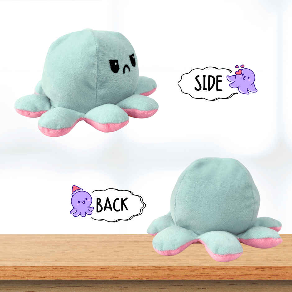 Toytales Reversible Octopus 25 cm | Soft Toy | Birthday Gifts | Gift For Kids | Reversible | Plushie