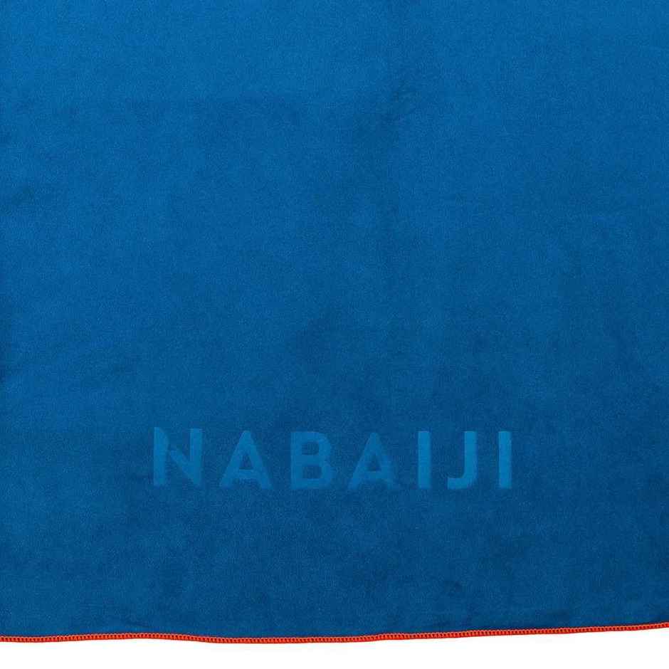 Decathlon Nabaiji Microfiber Quickdry 200 GSM Towel | Dark Blue | Xl | 34 x 63 in