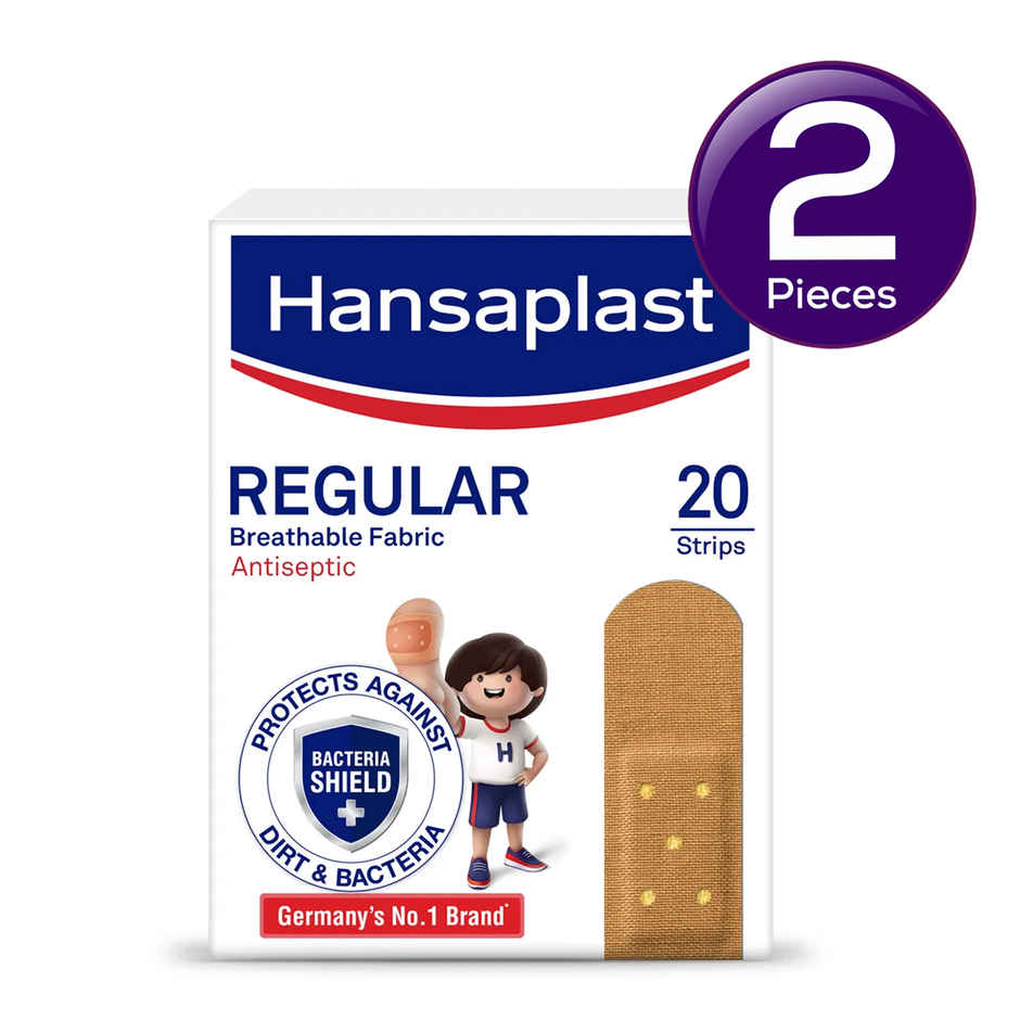 Hansaplast Regular Antiseptic Bandage Pack Of 20 Combo