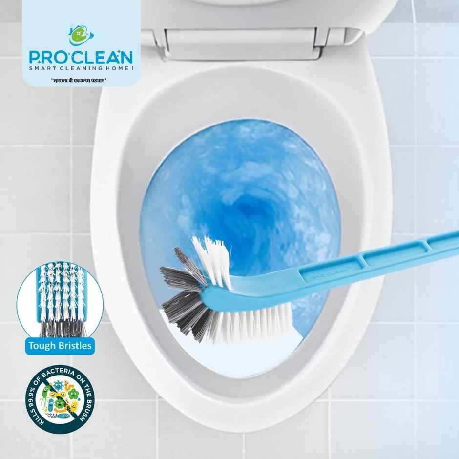 PROCLEAN Double Hockey Brush with Stand | Seagreen