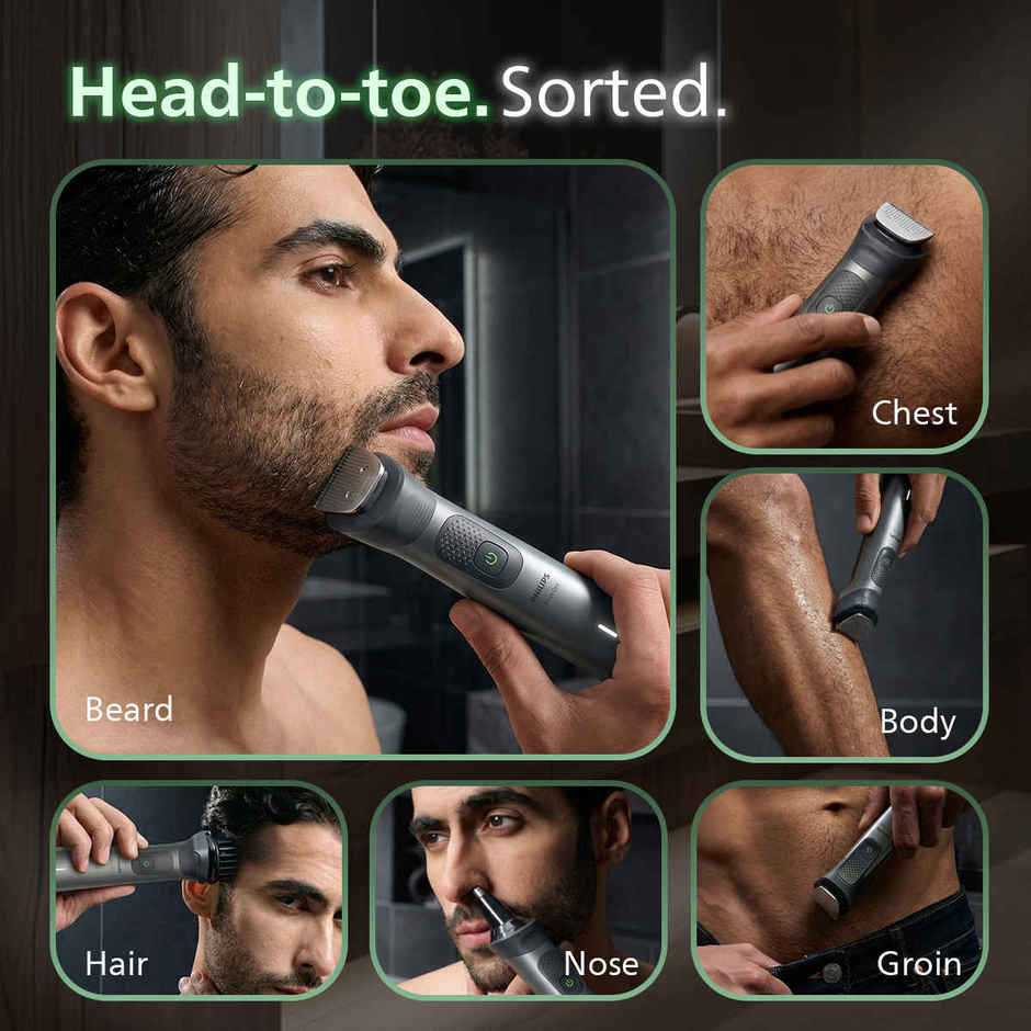 Philips AllinOne Trimmer 7000 Series 13in1 with BeardSense & Premium Precision Comb MG7922/15