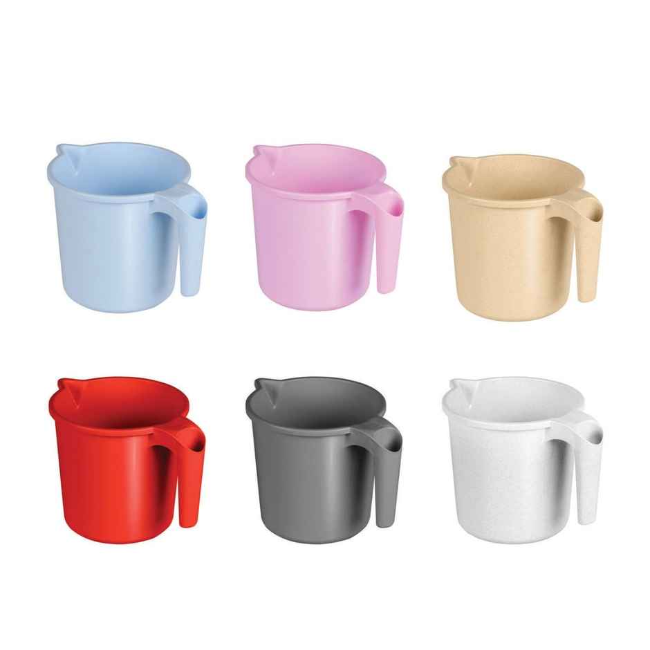 Joyo Plastics Dolphin Bath Mug | 1.1 L | Colour May Vary