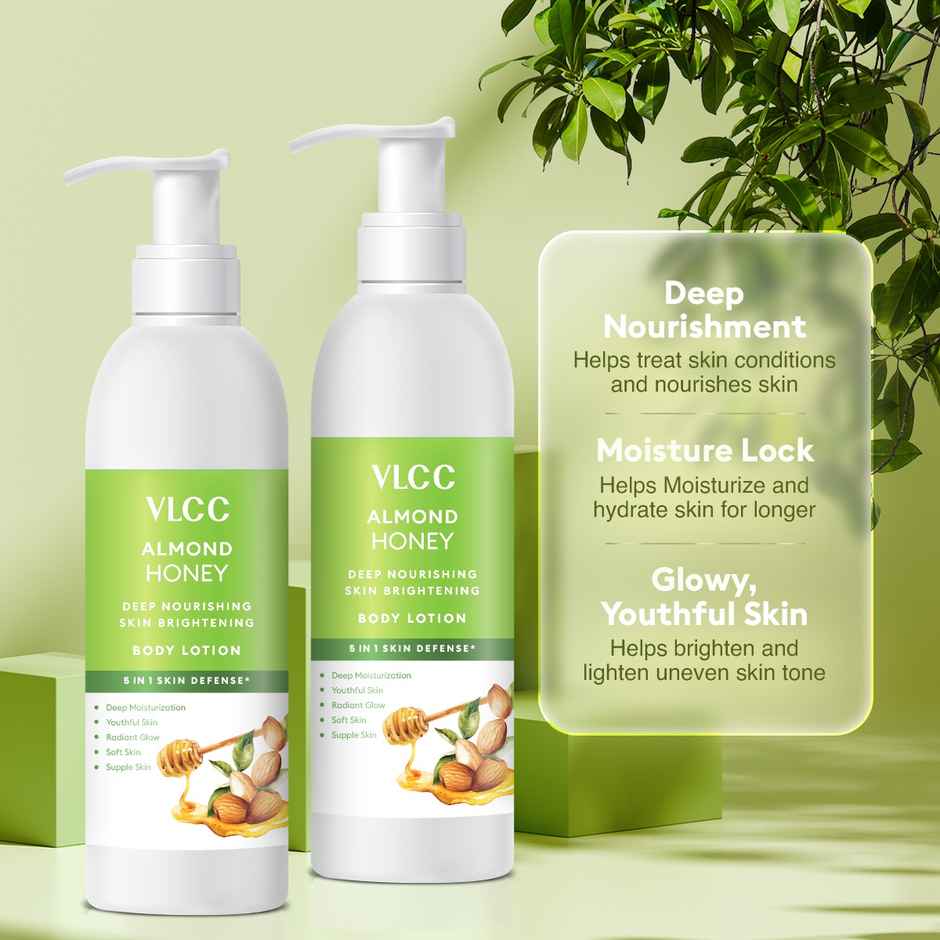 Vlcc Almond Honey Deep Nourishing & Skin Brightening Body Lotion