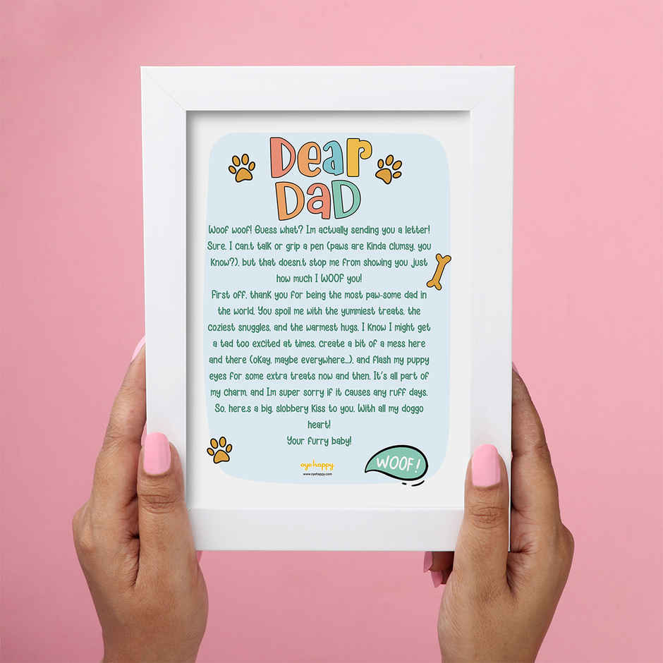 Oye Happy Letter For Dog Dad