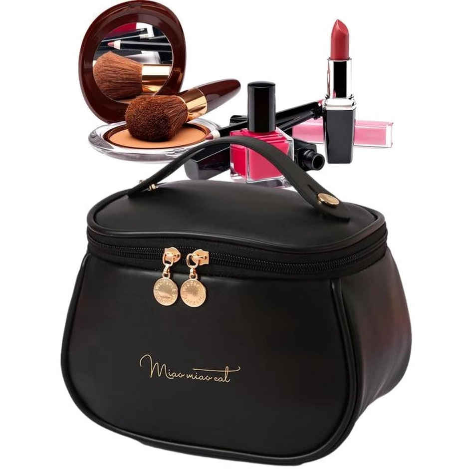 Zedak Luxury Makeup Storage Travel Bag | Black