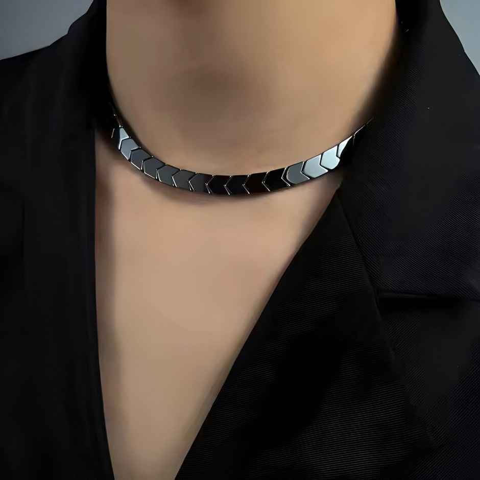 Fashion Frill Men's Chain Grey 20 Inches