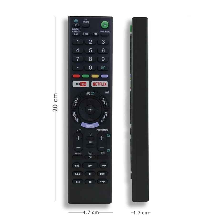 Ailkin Bravia Remote Non-Voice for Sony Smart TVs| Ergonomic Design| Quick Setup| Black