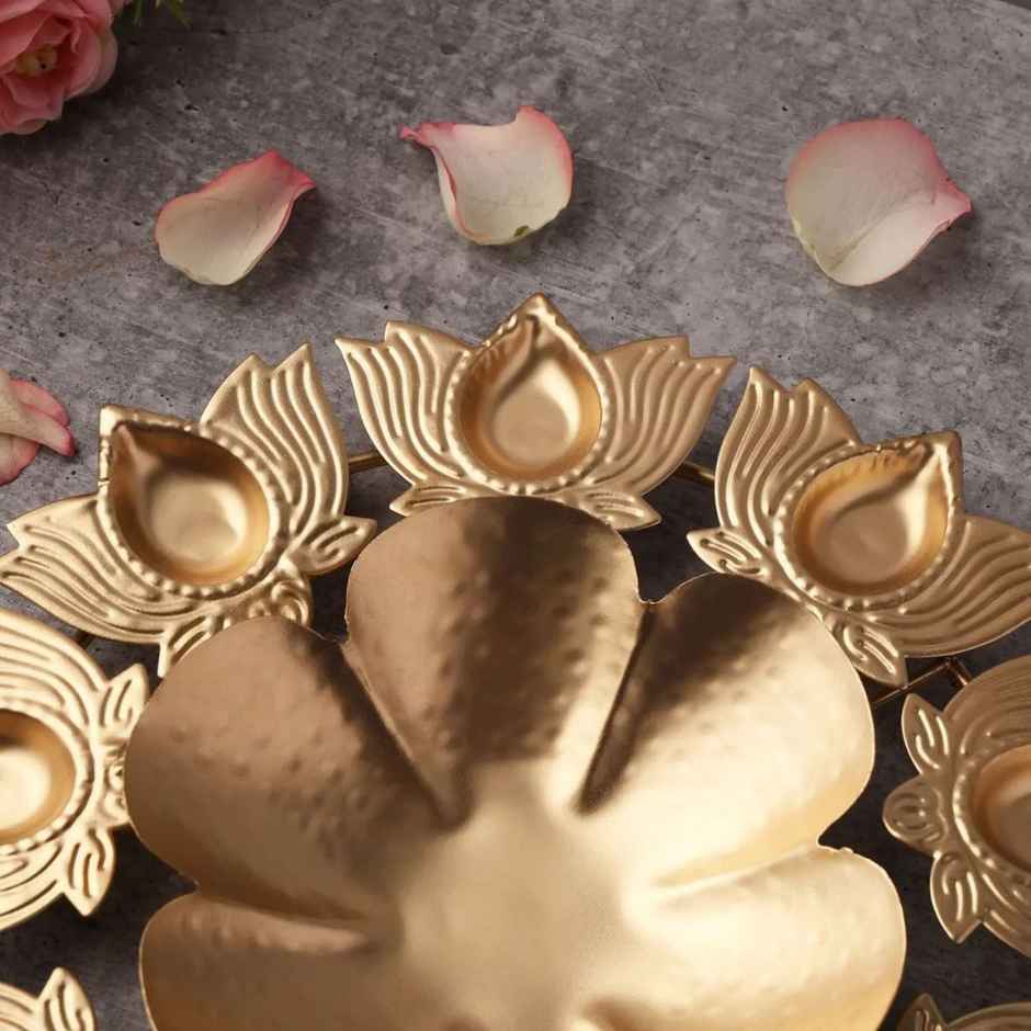 Lotus Diya Urli Bowl | Urban Born