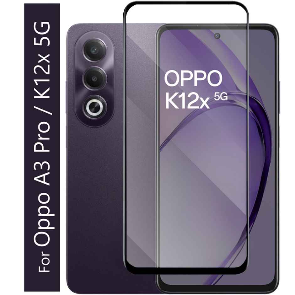 Kwine Case Oppo A3 Pro / K12X 5G Tempered Glass Screen Protector