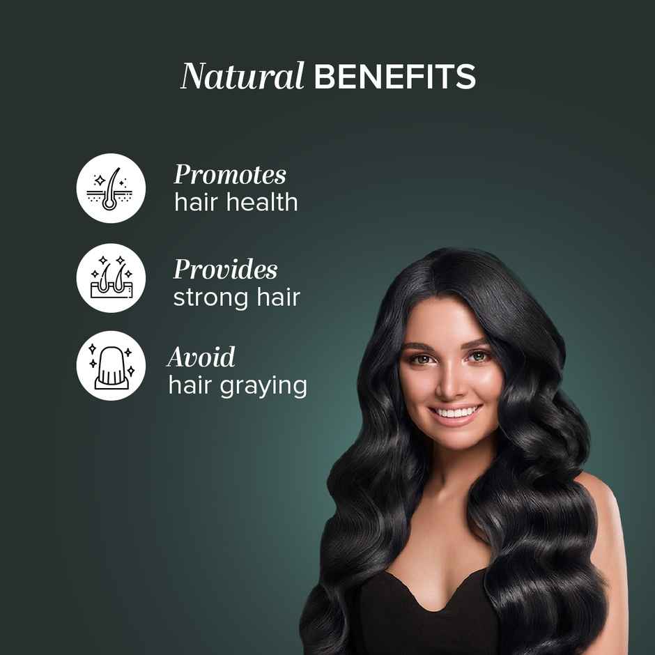 Khadi Natural Herbal Mehndi Deep Black Color And Conditiones Hair